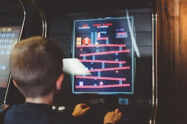 Arcade games are just one option for bar mitzvah party entertainment.