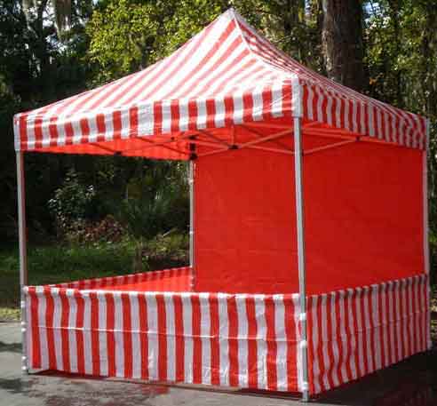 Carnival Booth Red n White