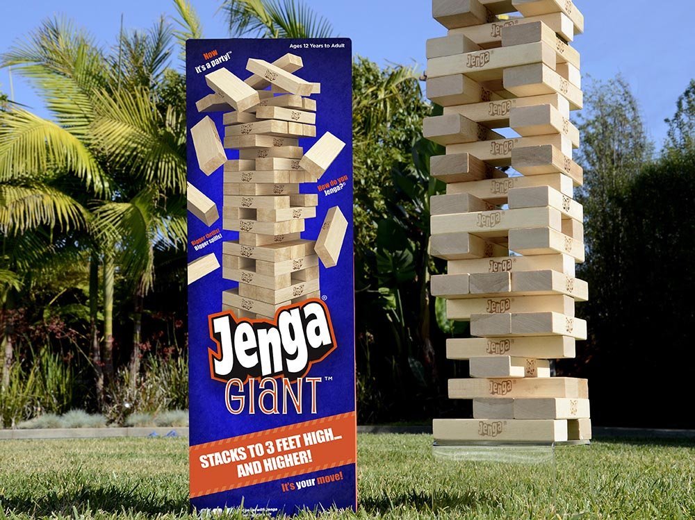 lffopt Giant Jenga Jenga Block Balancing Game Giant Jenga For Adults Gi...