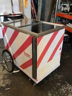 Custom Wrapped Ice Cream Cart for Tinder