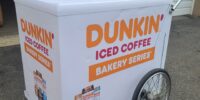 ice cream cart rental vinyl wrap dunkin donuts