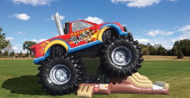 monster truck inflatable 