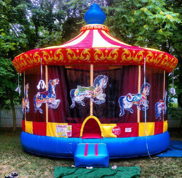 Inflatable Carousel Bounce House Rental