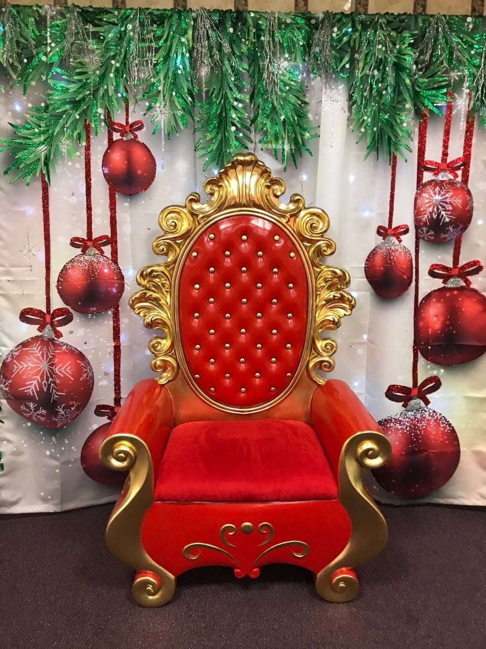 Santa Throne Chair Rental NY, NYC, NJ, CT, Long Island